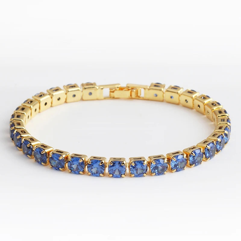 Iced Out Zircon Tennis Bracelet For Women