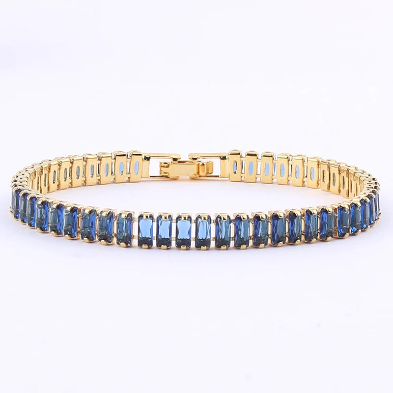 Iced Out Zircon Tennis Bracelet For Women