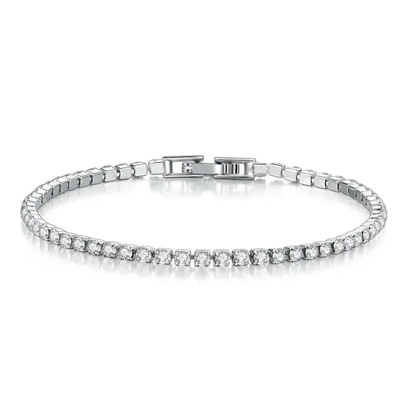 Real Moissanite Bracelet Sparkling S925