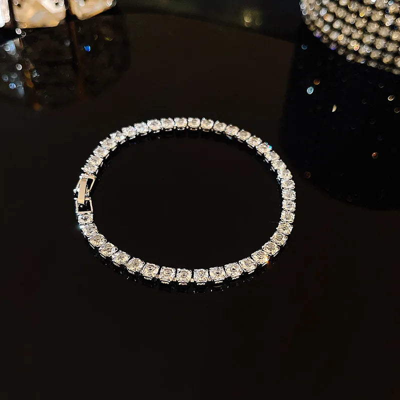Classic Full of Rhinestones 18K Gold Plated Bracelets