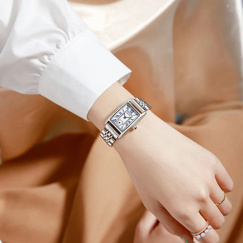 PAGANI DESIGNS RECTANGULAR QUARTZ WOMENS