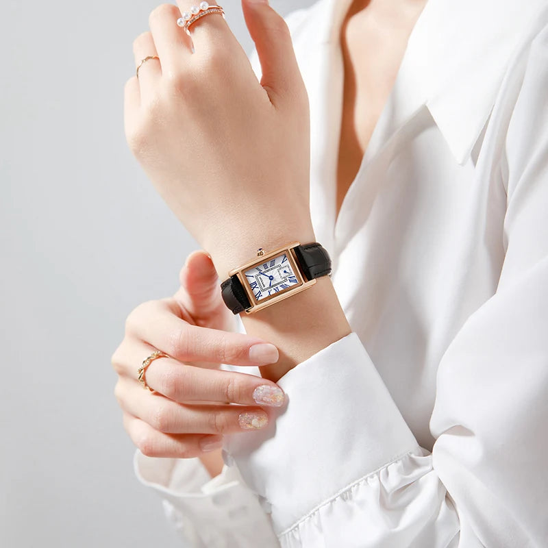 PAGANI DESIGNS RECTANGULAR QUARTZ WOMENS