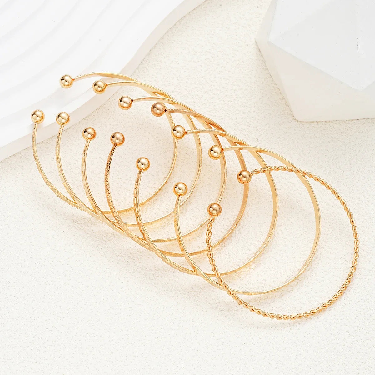 PUNK GOLD COLOR BRACELETS FOR WOMEN