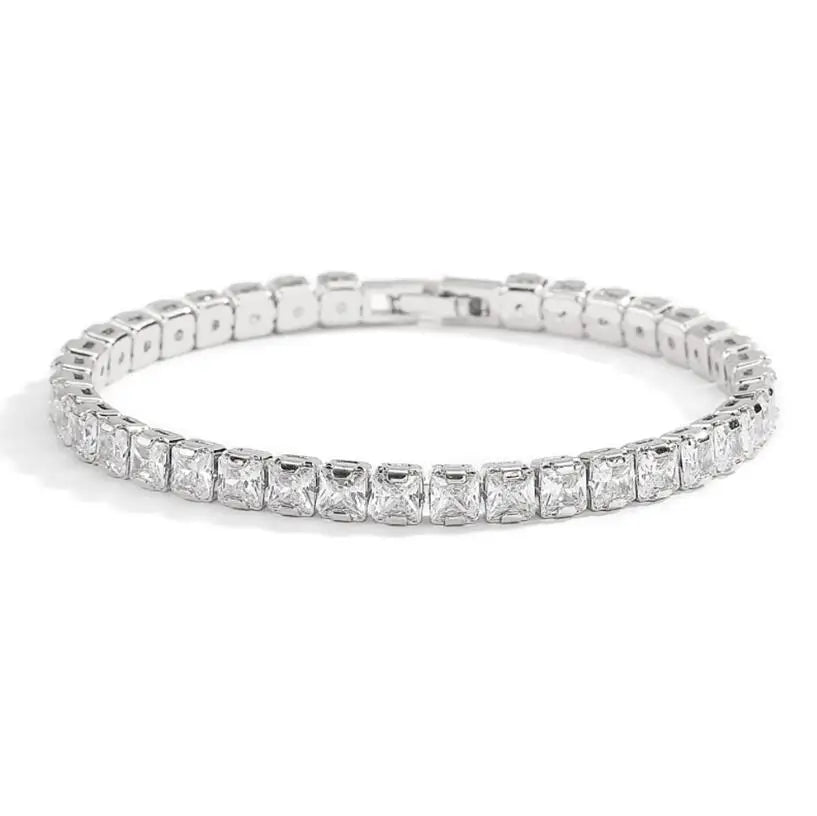 Real Moissanite Bracelet Sparkling S925