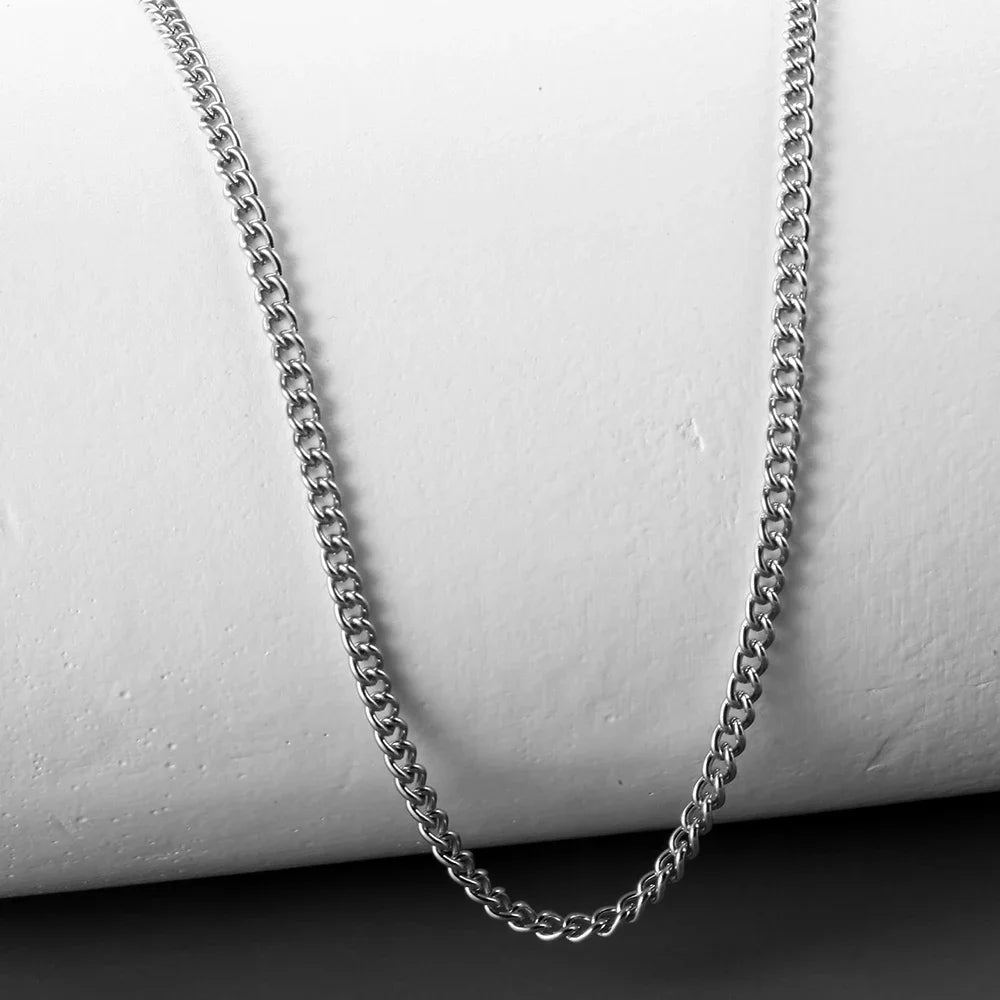 Stainless Steel Gold Color Chain Necklace for Men