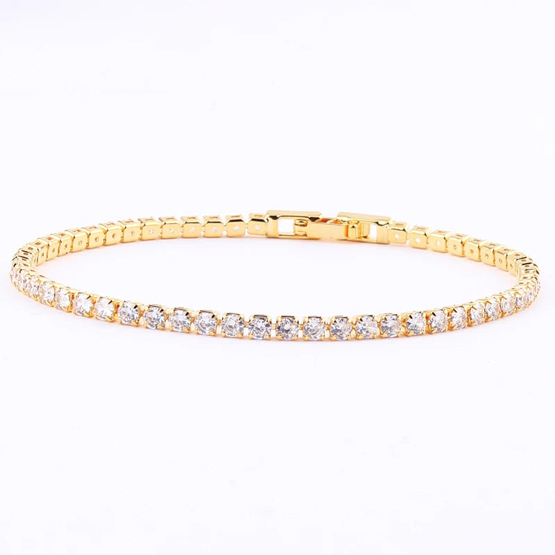 Iced Out Zircon Tennis Bracelet For Women