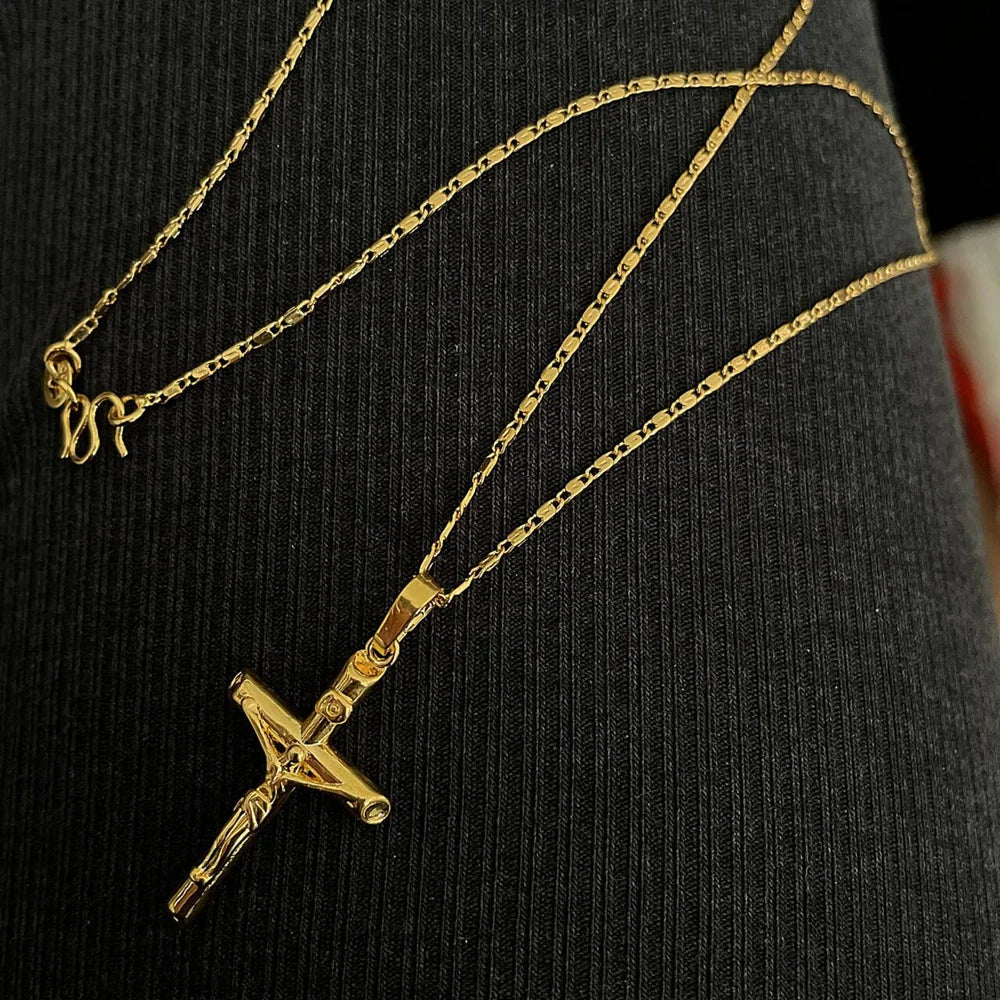 AUTHENTIC 24K GOLD NECKLACE