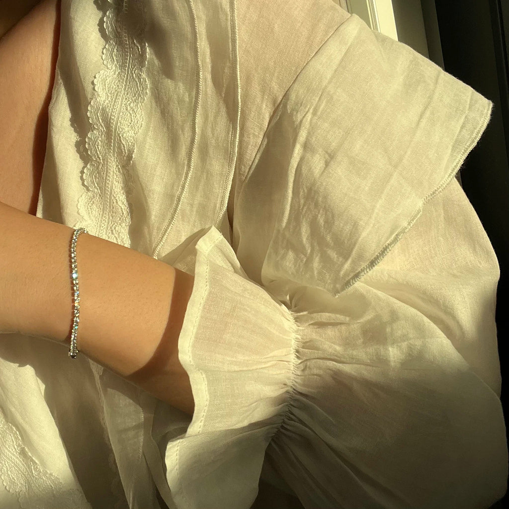 Classic Full of Rhinestones 18K Gold Plated Bracelets