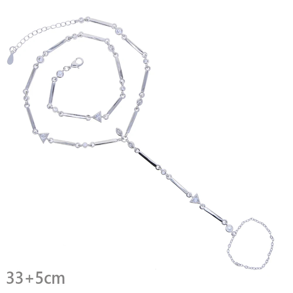 GEOMETRIC MARQUISE CUBIC ZIRCONIA