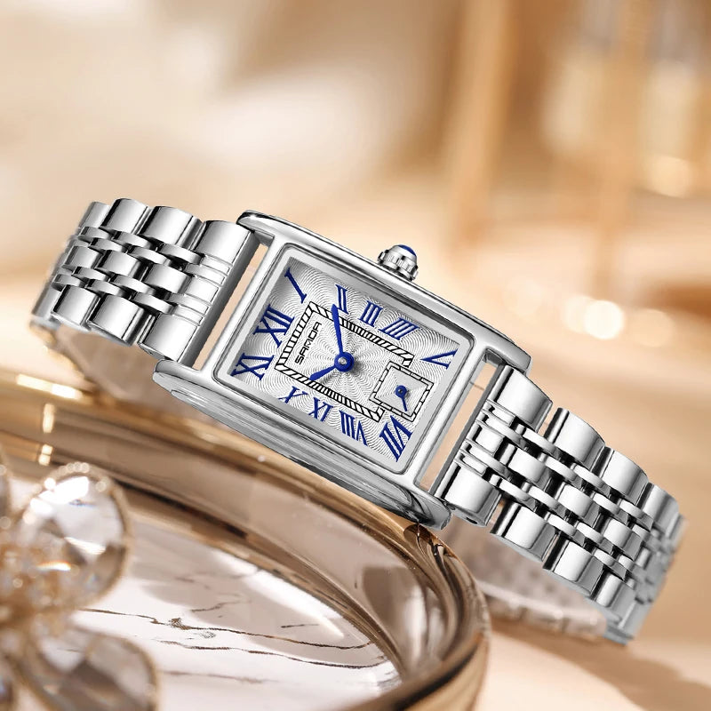 PAGANI DESIGNS RECTANGULAR QUARTZ WOMENS