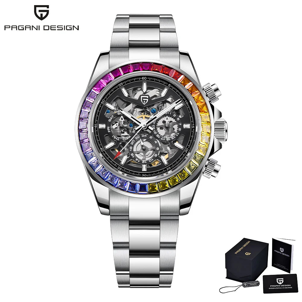 PAGANI DESIGNHZ RETRO WATERPROOF SAPPHIRE CRYTAL