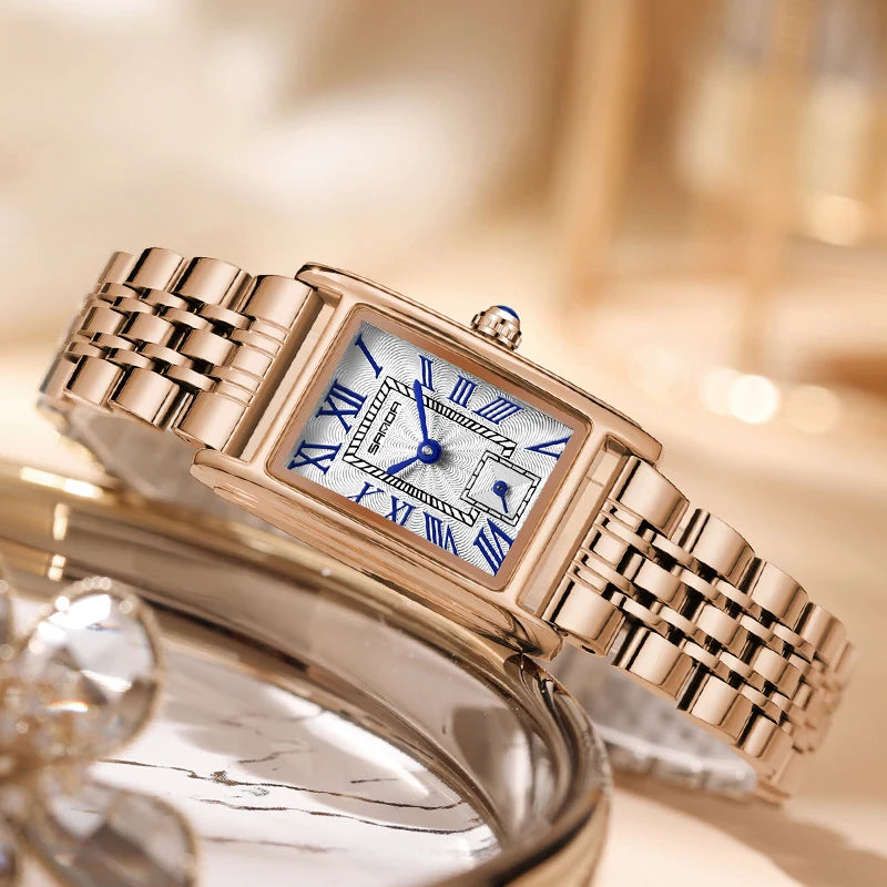 PAGANI DESIGNS RECTANGULAR QUARTZ WOMENS