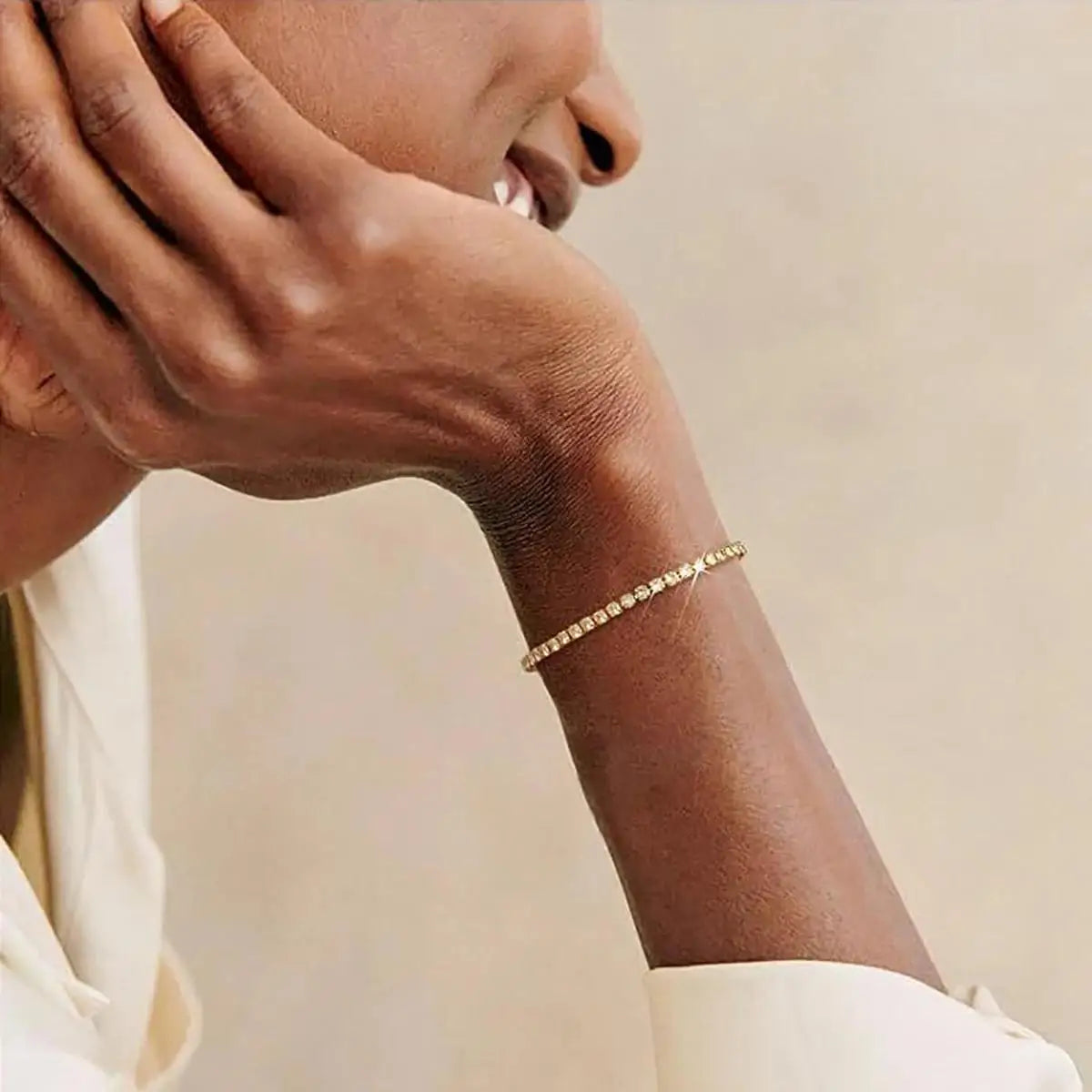 Cubic Zirconia Tennis Bracelet